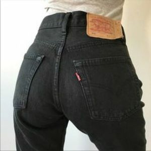 Black 501 Button fly Levi’s